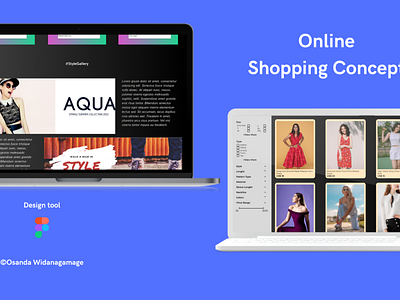 Online Shopping Concept Site Design