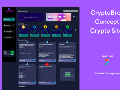 Crypto Concept Site Design