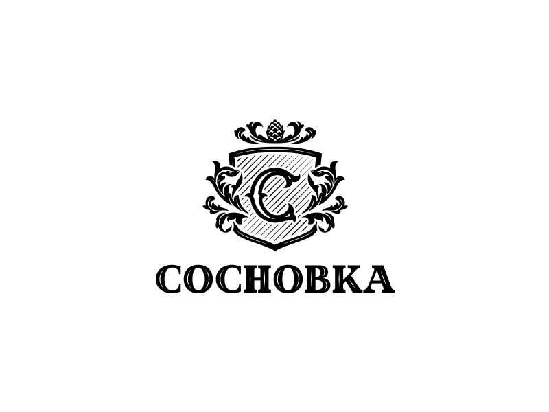 Cottage village logo Сосновка by Evgenii Bogatyrev on Dribbble