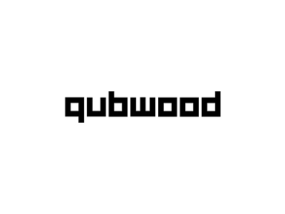 Qubwood Logo design label logo logo mark logodesign logotype wood