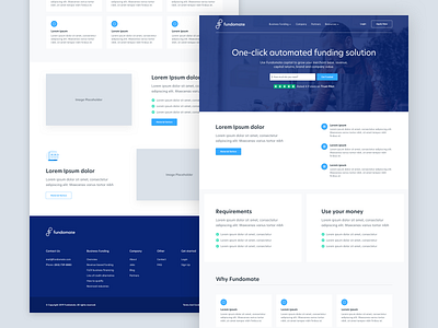 Fundomate - Homepage Design Exploration