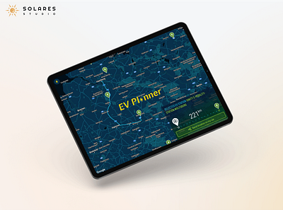 EV Planner: Plan charging of your electrical vehicle app dashboard data visualization design ev graphic design logo map ui ux