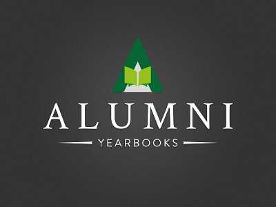 Alumini Yearbooks Logo branding icon identity illustration logo vector