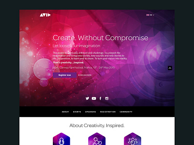 Avid Events Homepage