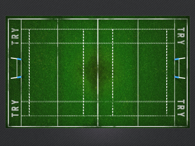 Rugby Pitch UI WIP american field football grass pitch rugby sport ui
