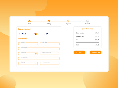 Credit Card Checkout daily ui ui