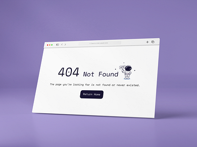 404 Not Found page