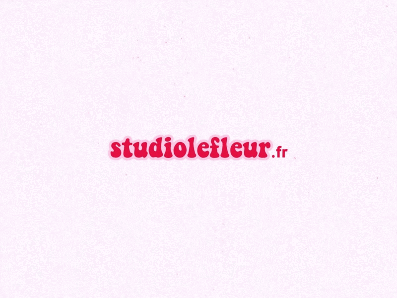 Studiolefleur Logo animation after effect animation logo motion design