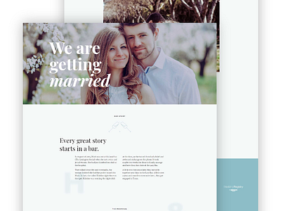 Wedding Invitation - Free Elementor Template elementor elementor template freebie landing page layout website wedding