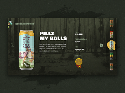 Website Brewery beer brewery slider ui ux web design