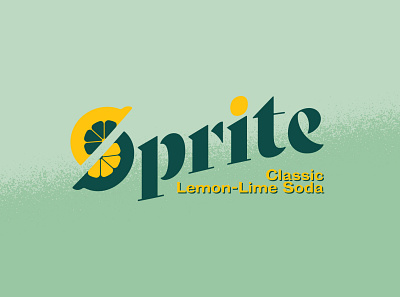 Retro Sprite Redesign 60s coka cola coke design identity lemon lime logo mezzotint old school rebrand redesign retro retro logo sixteys sprite texture vintage youtube