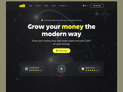 Money Web-page UI/UX design