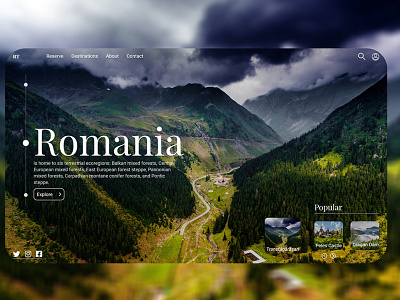 Travel Agency Landing page design UI/UX