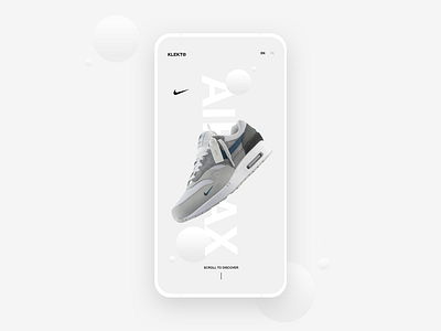 Nike AirMax - App Concept app concept contemporary design designer freelance fresh minimal modern nike nike air nike air max streetwear ui ui design user interface
