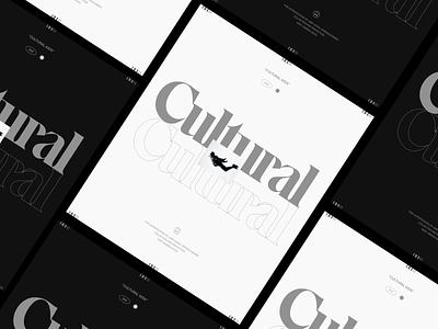 CULTURAL ㋡ ©2020 concept contemporary design designer freelance graphic graphic design streetwear type typography ui ui design user interface website