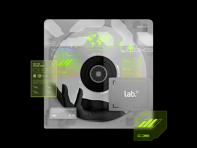 💽 lab. see the future first - more to come! 👀 adobe branding cd cover cd cover design concept contemporary coverart coverartwork dailyposter design designer experimental freelance fruitsartclub grafik graphic graphic design hypebeast modern streetwear