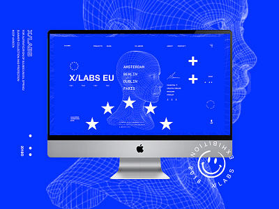 X/LABS™ EU/TOUR blue concept contemporary design designer freelance graphic graphic design streetwear ui ui design user interface