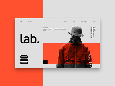001 - LABS PT.2 concept contemporary design designer freelance graphic graphic design minimal streetwear ui ui design user interface