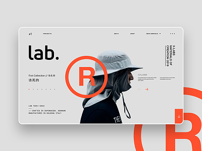 Lab. ©2019 concept contemporary design designer freelance graphic graphic design minimal streetwear ui ui design user interface