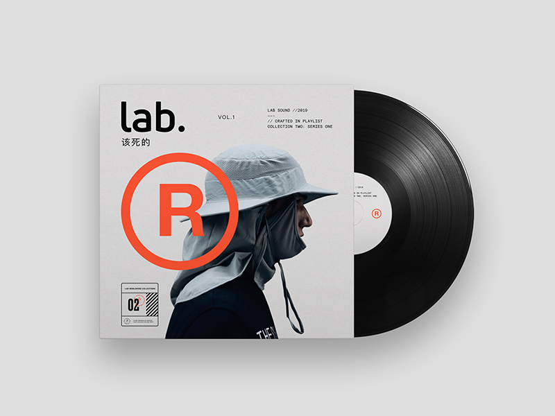 Lab. Playlist concept contemporary design designer freelance graphic graphic design minimal mixtape music playlist spotify