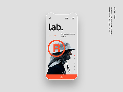 Lab. Mobile ©2019 concept contemporary design designer freelance graphic graphic design minimal mobile streetwear ui ui design