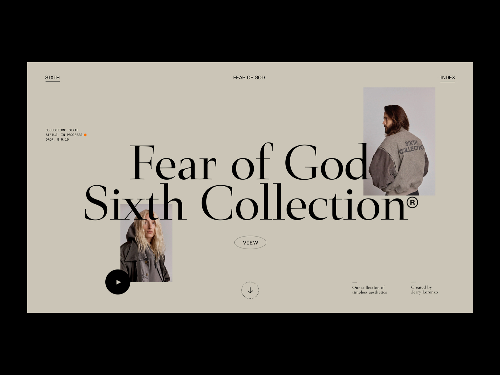 Fear of God - Sixth Collection by Nathan Bolger on Dribbble