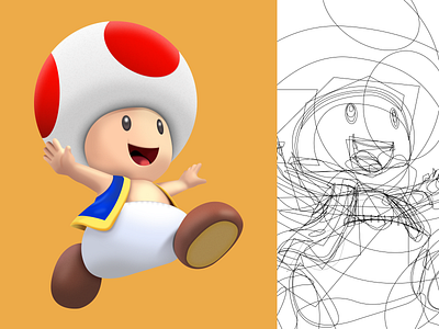 Toad Illustration, created 100% in Figma