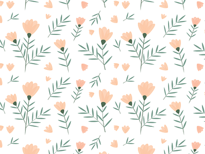 Floral pattern graphic design