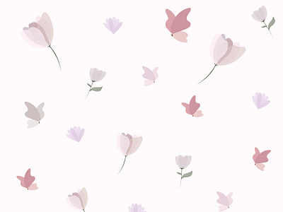 Floral pattern graphic design