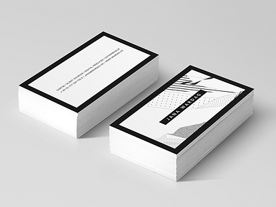 Business Cards black branding business cards card ci design identity print stationery white