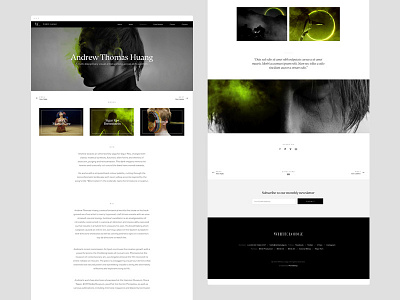 Whitelodge creative grid typography ui ux website