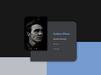 Meat Card app card dark dark mode design minimal mobile