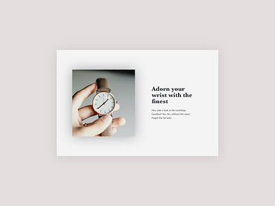 Minimal Landing Card blog card design instagram landing minimal mobile startup tumbr