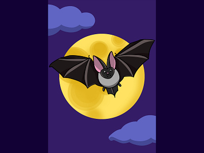 Bat 2d adobe photoshop art character character illustration digital art digital illustration illustration