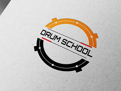 Drum School logo design