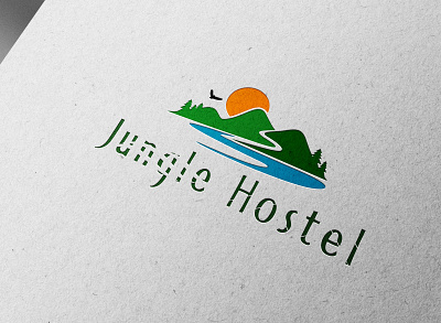 Jungle Hostel Logo design branding design graphic design illustration logo logo design