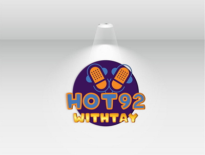 Hot 92 Wittay logo radio company logo design 3d branding design graphic design illustration logo logo design ui ux vector