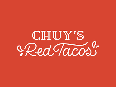 Chuy's Red Tacos birria chuys food handlettering mexican milwaukee taco taco truck