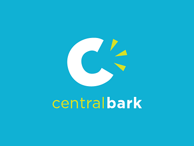 Central Bark animal bark branding c care central dog identity logo pet student
