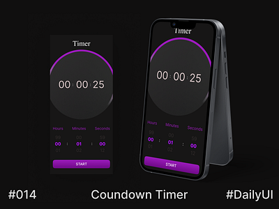 Countdown Timer #DailyUI #014 app branding design graphic design illustration logo typography ui ux vector