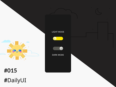 On/Off Switch #DailyUI #015 app branding design graphic design illustration logo typography ui ux vector