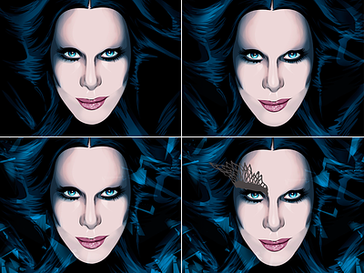 Cher - 2DK Tour Illustration process p.2 artist celebrity cher diva face photoshop singer