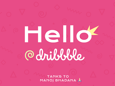 Hello, Dribbble! debut first hello shot thanks