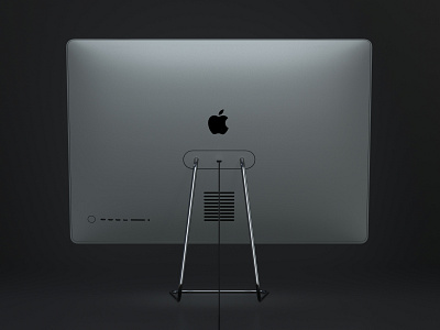 iMac Pro M1 Back 3d apple c4d concept imac imac pro m1 m1x octane pro prototype render 3d