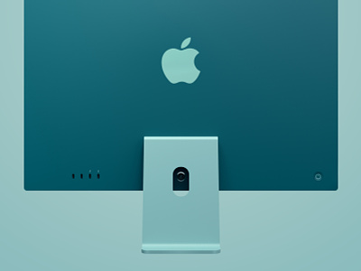 iMac Green 3d apple c4d imac octane render