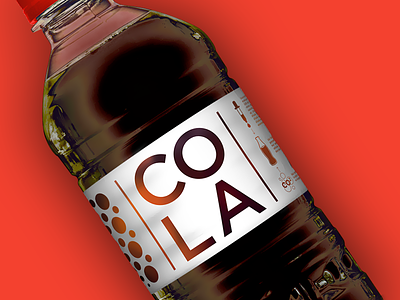 Top Budget - COLA bottle brand branding budget coca cola food identity package packaging red supermarket
