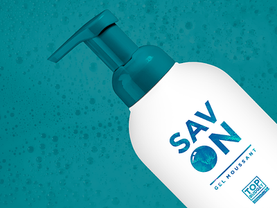 Top Budget - SOAP bath brand branding bubble dispenser identity olive package packaging savon soap supermarket