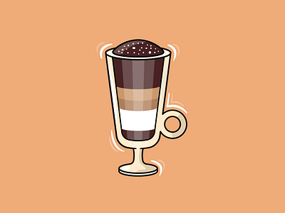 Coffee Glass Illustration