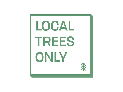 Local Tree Farm Sticker christmas small business saturday sticker treefarm