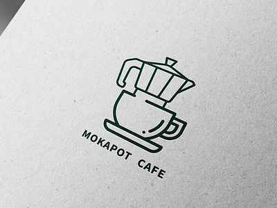 MOKAPOT CAFE LOGO